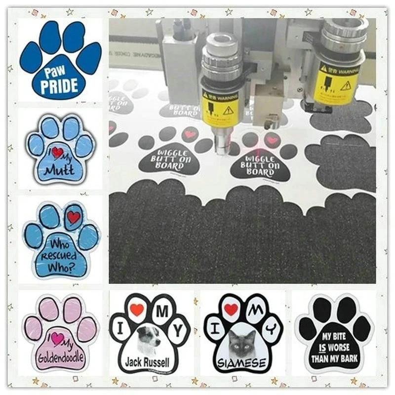 Wag More Bark Less Oval Car Magnet Truck Decal Magnet