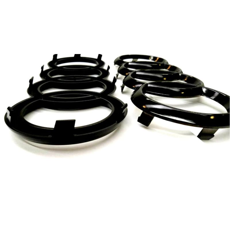 Glossy Black Rear Trunk Badge Rings Logo Emblem for Audi A1 A3 A4 A5 A6