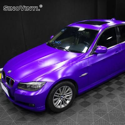 SINOVINYL High Polymeric With Double Casting Electro Metallic Car Foil Wrapping Car
