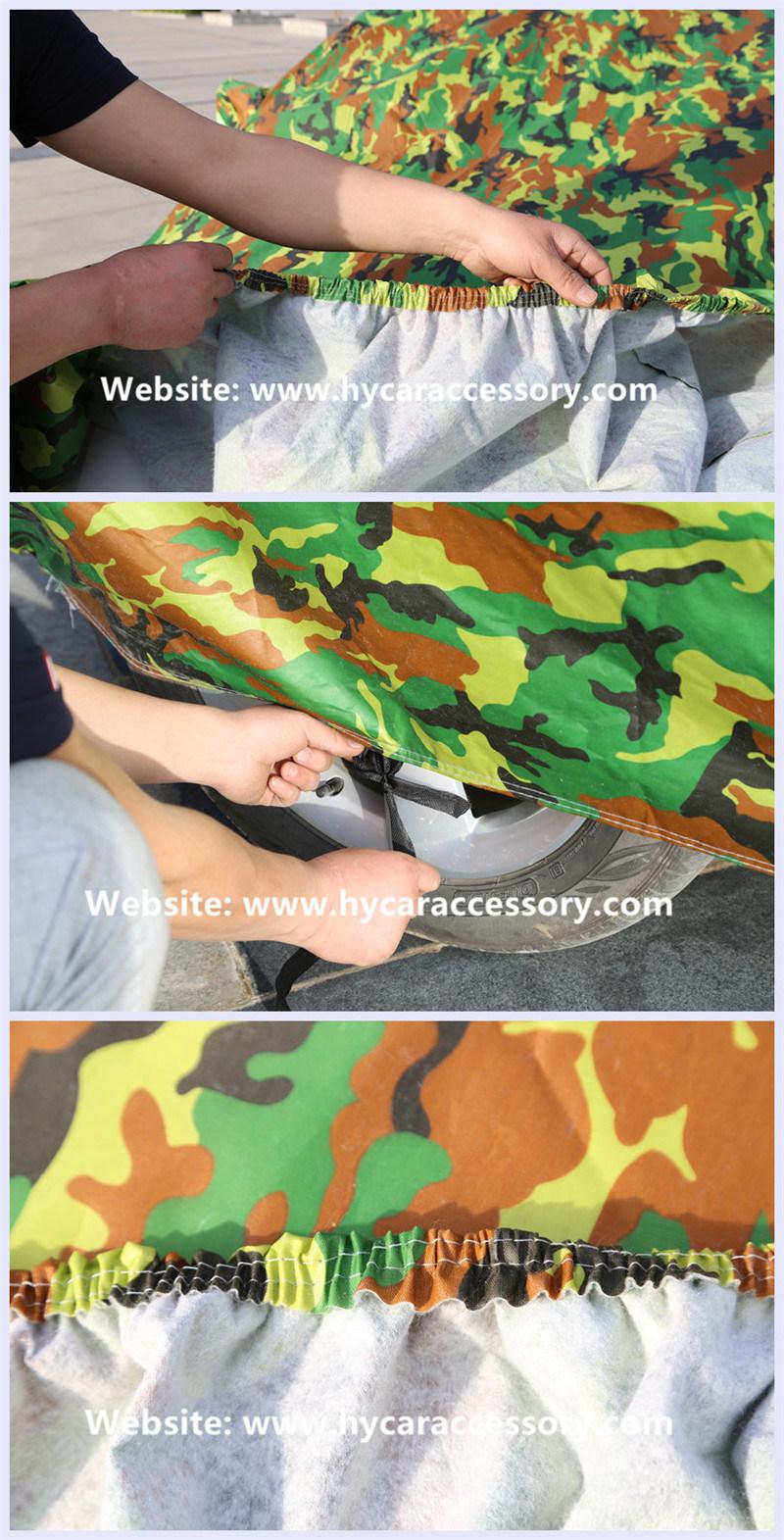 Wholesale Oxford Blue Sunshade Portable Sunproof Waterproof Sedan Cover