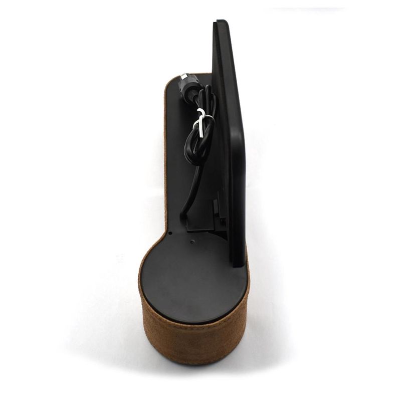 Car Khaki Seat Gap Filler Organizer Between Front Seat with USB