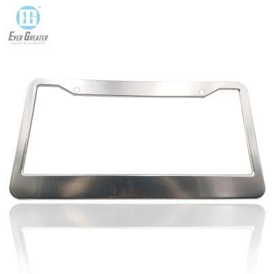 Stainless Steel Custom Europe License Plate Frame
