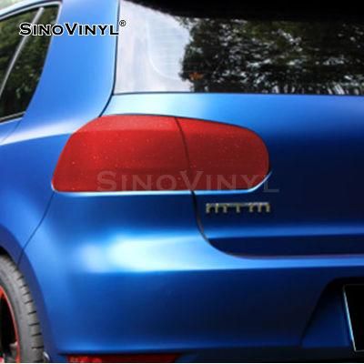 SINOVINYL HL-GL12 Glitter Headlight Vinyl Film For Car Light Decorative Protection Removable Transparent Window Tint Sticker Film