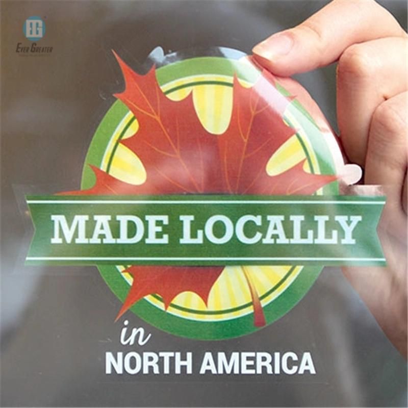 Custom Vinyl Window Decal Static Cling Professional Factory Design Sticker