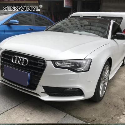 SINOVINYL PVC Vinyl High Quality Gloss Pearlescent White Wrapping Vinyl Car Body Stickers
