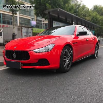 SINOVINYL Full Car Body Wraps Gloss Crystal Vehicle Wrap Vinyl for Cars Exterior Decoration