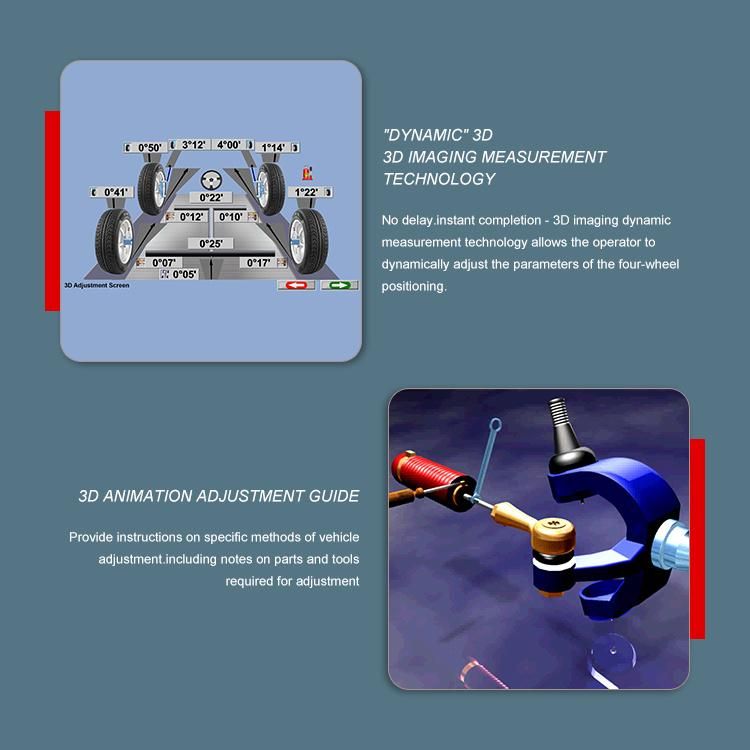 Factory Wholesale New Cheap Price Car 3D 4 Wheel Alignment Aligner Equipment Machine