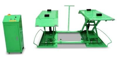 3.5 Tons Hydraulic Double Cylinder MID-Raise Scissor Auto Vehicle Car Lift for Repaire