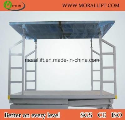 CE approval two car use parking crane with double platform