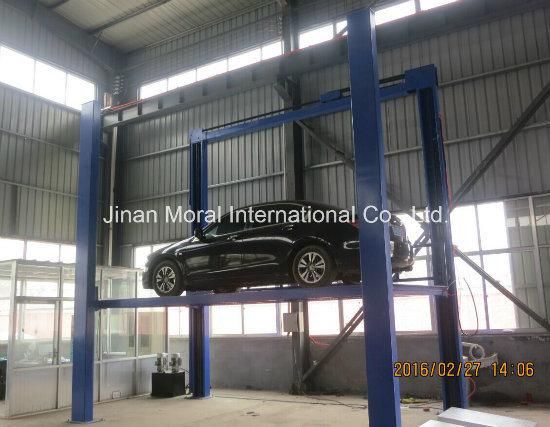 CE Approval Vertical Type Four Post Car Parking Lift