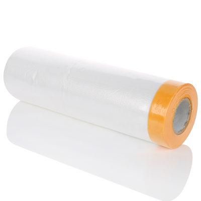 Furniture Paint No Residue Orange Paper Tape on Top Pre-Taped Masking Film