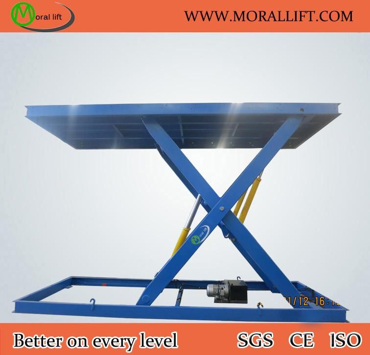 Vehicles Parking Scissor Design Hydraulic Garage Car Lift