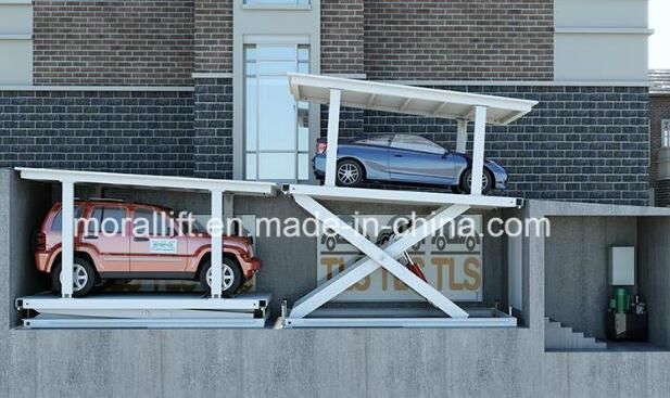 Invisible Scissor Underground Park Garage Car Lift