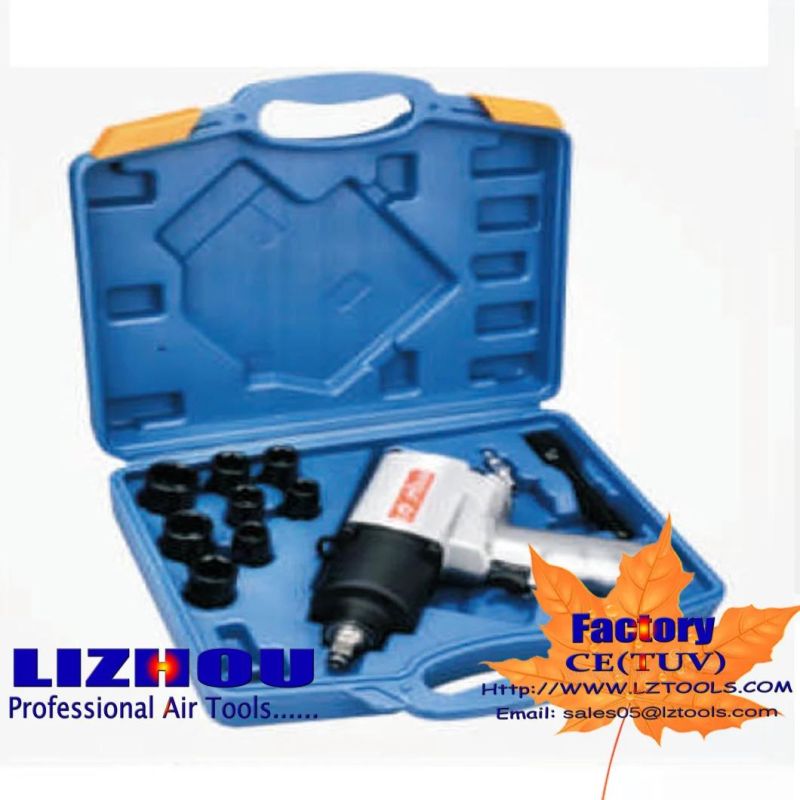 LIZHOU Tool Air Hammer Tool Air Impact Wrench Pneumatic Wrench Pneumatic Tool Car Repairing Tool Pneumatic Impact Wrench LZ-268 1/2" 850N. m