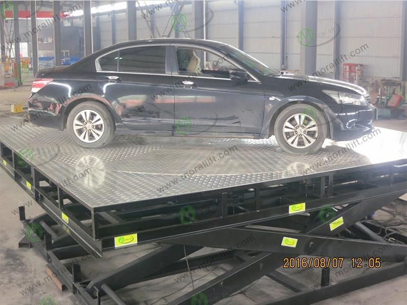 Garage Used Hydraulic Rotating Lift Turntable