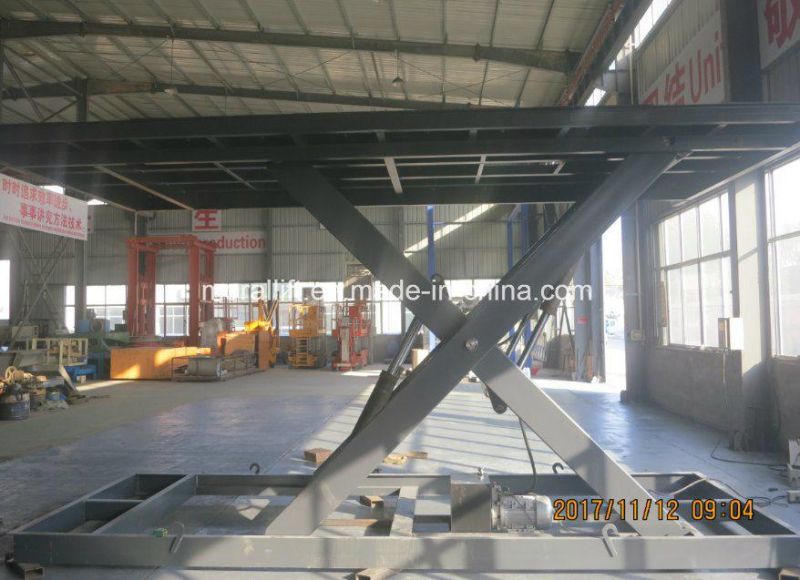 Vehicles Parking Scissor Design Hydraulic Garage Car Lift