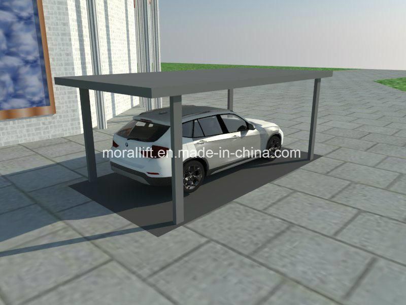 Underground Garage Car Parking Lift with Car Top Roof