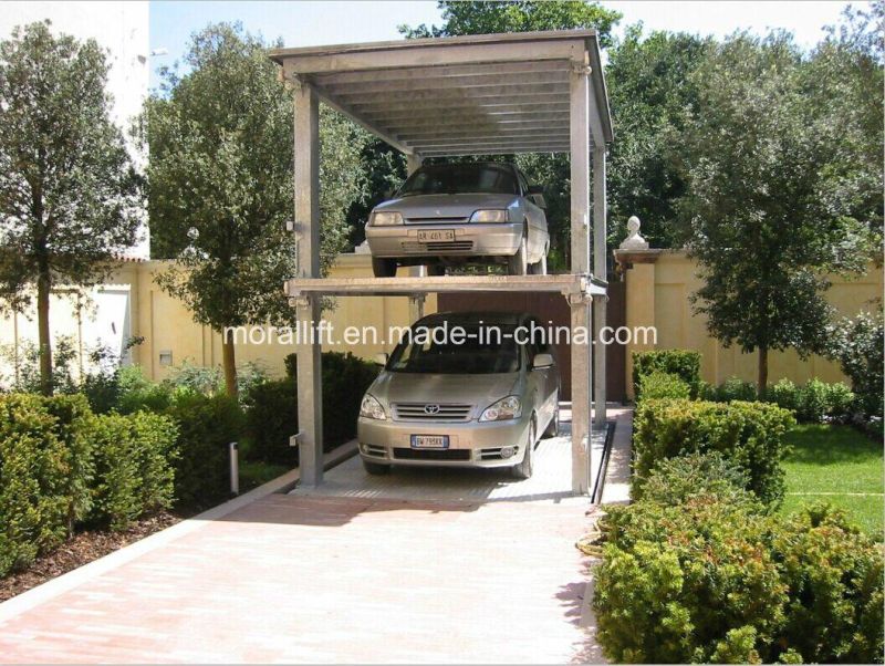 Double Level Four Post Hydraulic Car Parking Lift