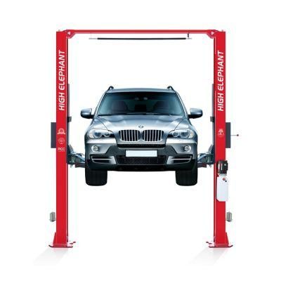 Hydraulic 2 Post Clear Floor Lift Auto Vehicle Tall Car Lift Mechanical Workshop Equipment