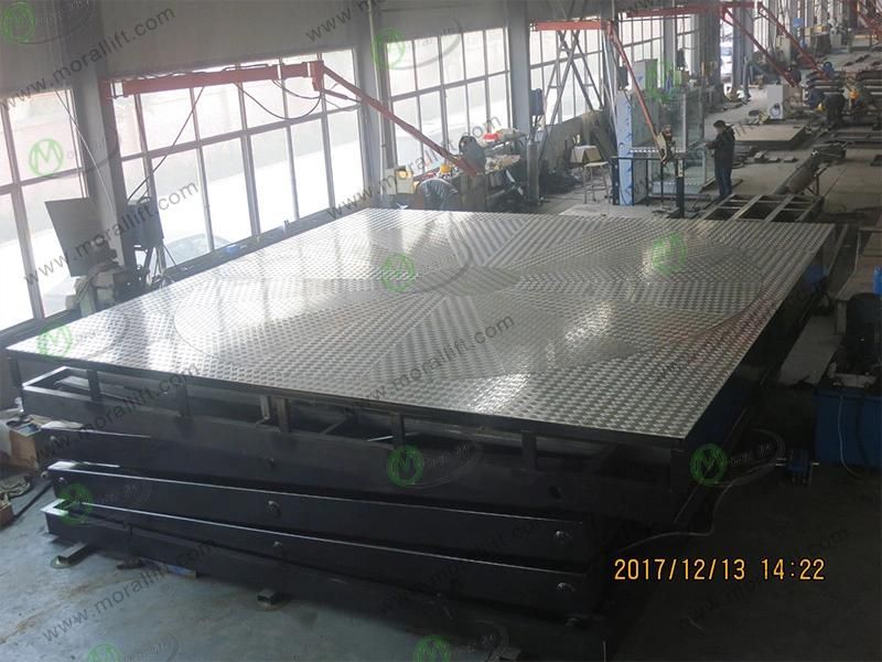 Garage Used Hydraulic Rotating Lift Turntable