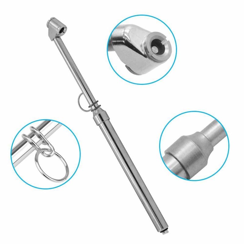 Heavy Duty Metal Brass Tube Pencil Tire Gauge