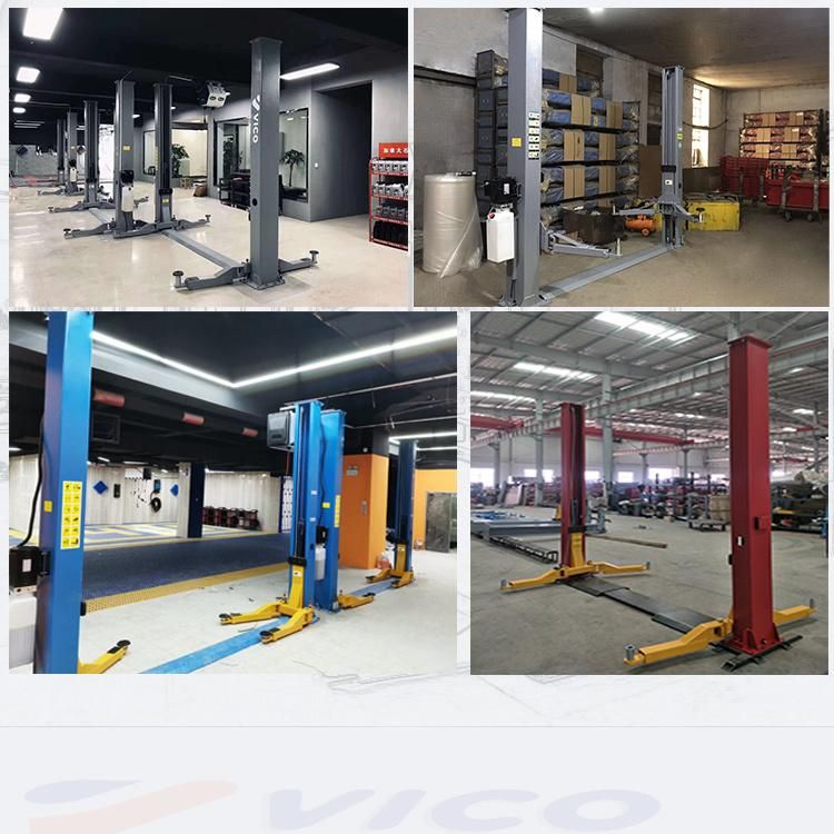 Vico Manual Release Car Lift Twin Post Hydraulic Auto Hoist