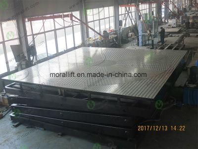 Hydraulic scissor car parking crane turntable