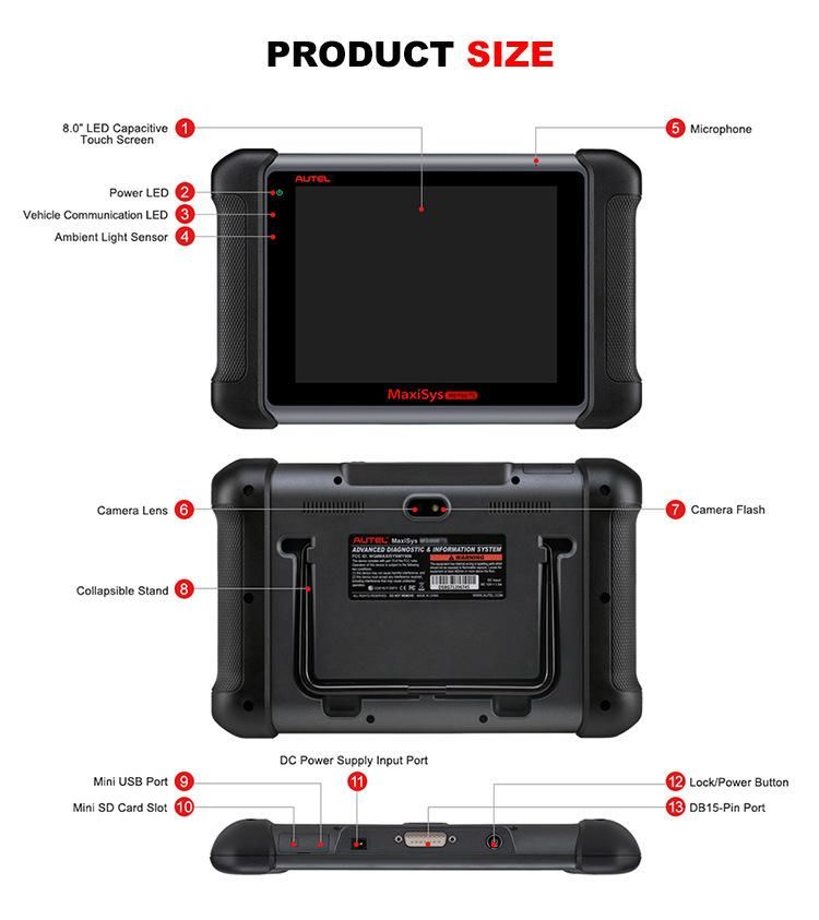 Scanner Autel Ms906 Snap on Scanner Diagnostic Escaner Autel Maxidas Ms906