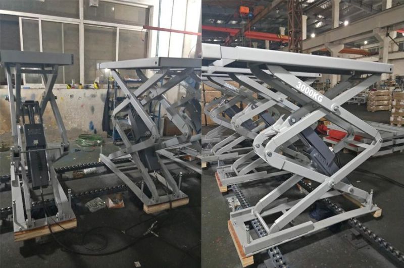 Full Rise Scissor Design Hydraulic Car Lift for Workshop