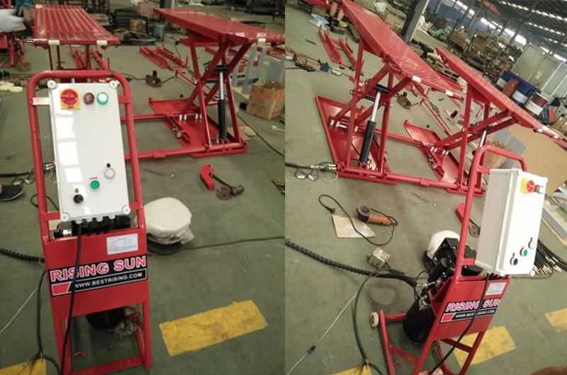 3ton Double Scissor Design 220V 380V Portable Vehicle Hoist