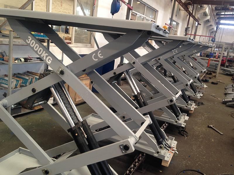 3.5ton Hydraulic Scissor Lift Car Maintenance Equipment