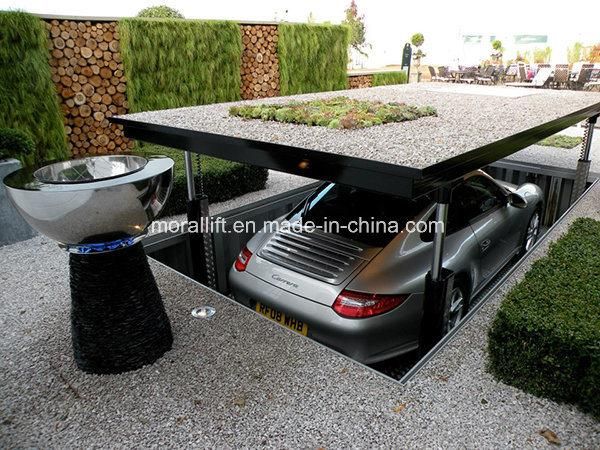 Double Level Four Post Hydraulic Car Parking Lift
