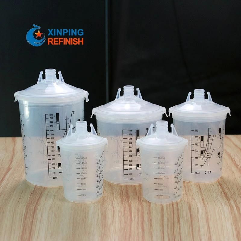 Paint Mixing Cups 800ml Mixing Pots Spray Gun Paint Mixing Car Calibrated Cup