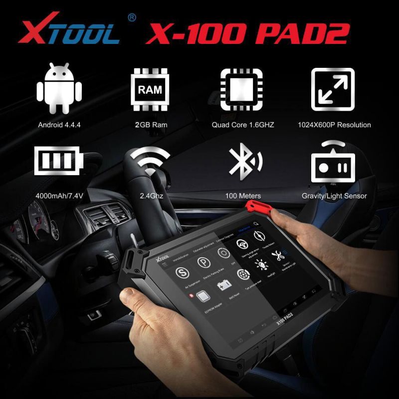 Xtool X100 Pad2 PRO with Kc100 Programmer Full Configuration Support VW 4th & 5th IMMO & Special Functions