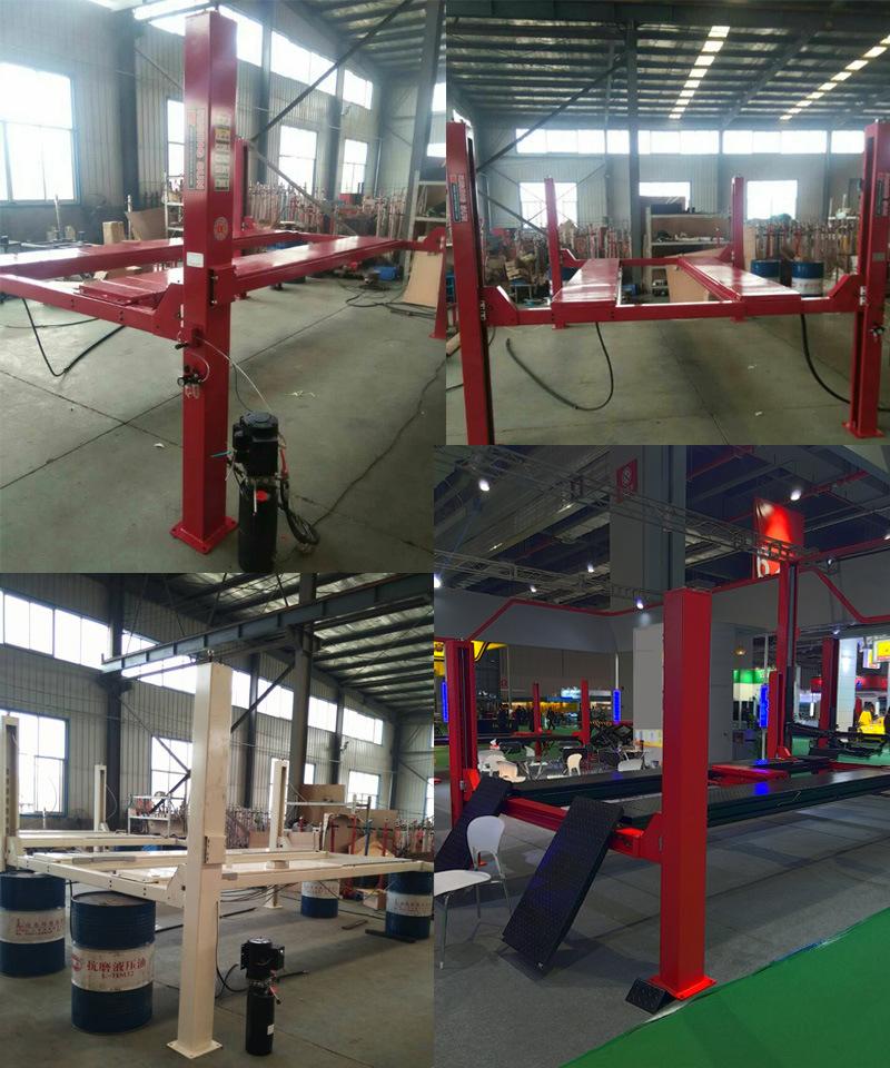 3.5ton Four Post Vehicle Lifting Equipment for Workshop