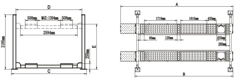 Supply Synchronization Car Hoist System with Ce Approval