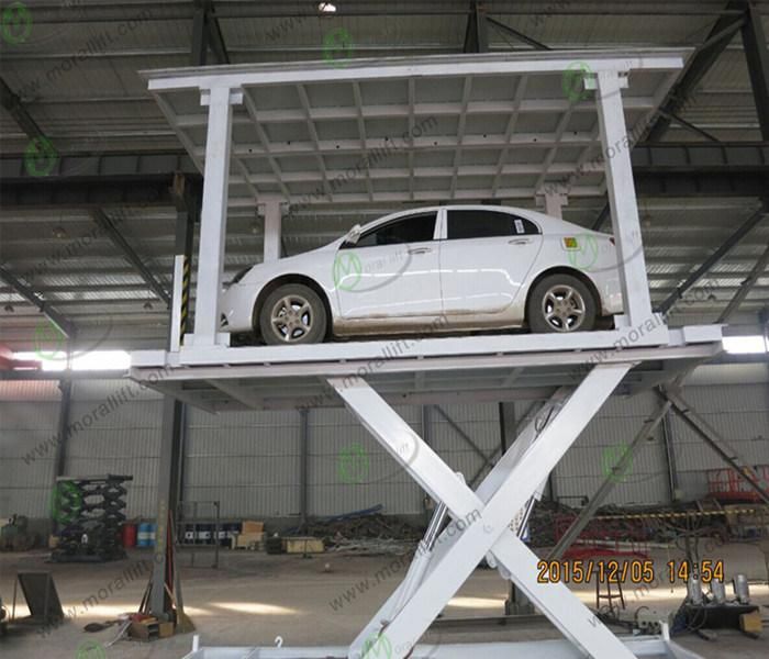Invisible Scissor Underground Park Garage Car Lift