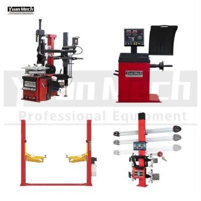 Auto Repair Equipment Tire Changer Balancer Car Lift Wheel Alignment Combo