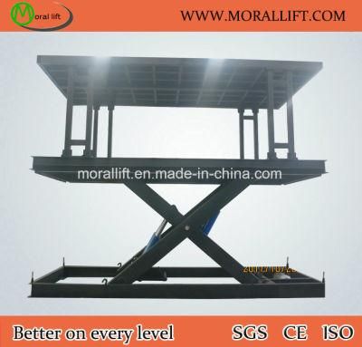 Double Deck Hydraulic Auto Car Parking Lift for Garage Use