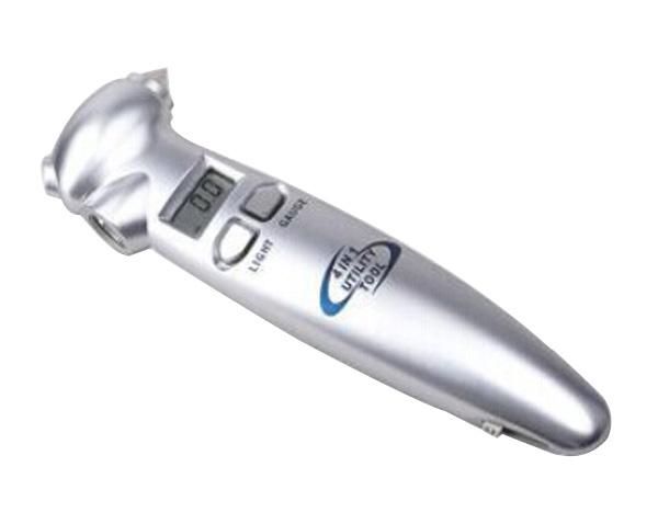 4 in 1 Emergency Car Tool Digital Tire Pressure Gauge