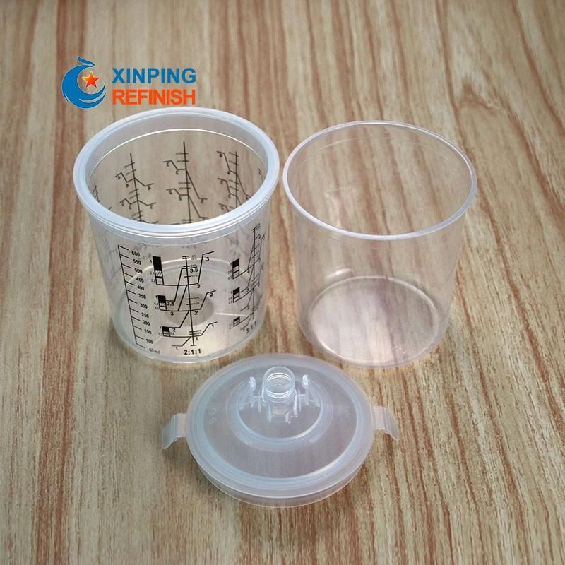 Paint Mixing Cups 800ml Mixing Pots Spray Gun Paint Mixing Car Calibrated Cup