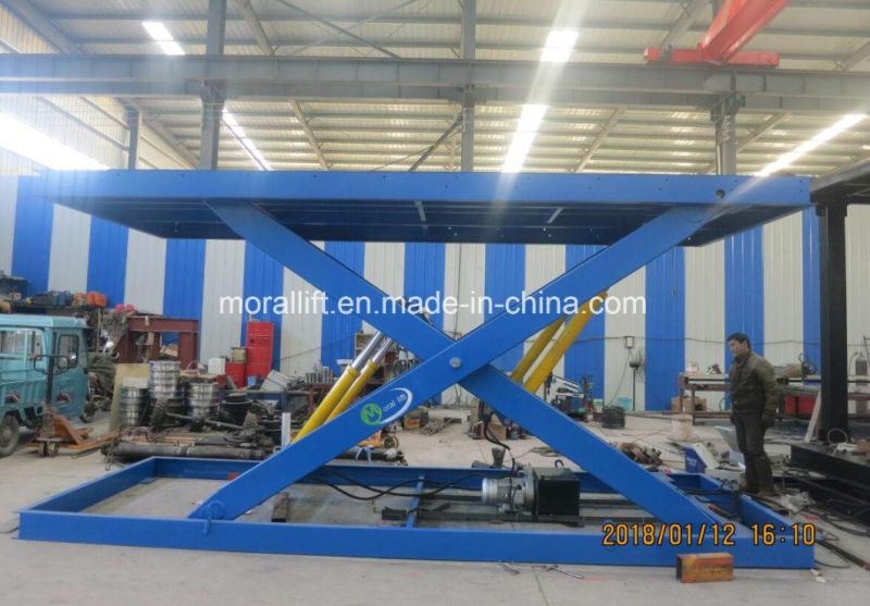 Vehicles Parking Scissor Design Hydraulic Garage Car Lift