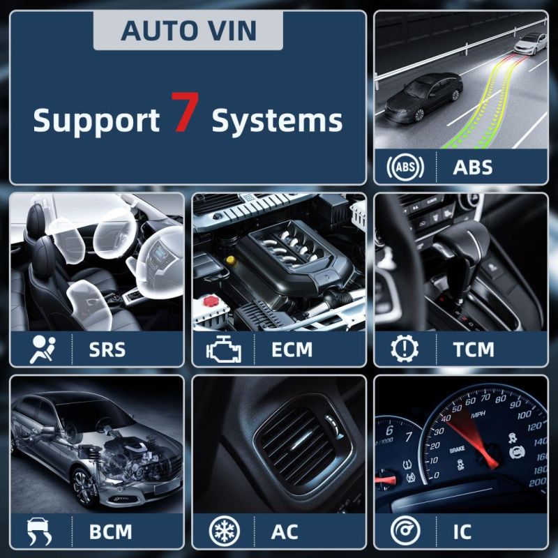 Thinkcar Thinkscan Plus S7 OBD2 Car Diagnostic Tool for Auto ABS Airbag Sas Oil DPF Epb Reset 7 Systems Automotive Scanner