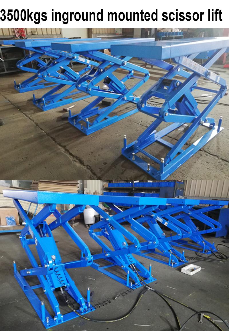 Full Rise Scissor Design Vehicle Lifting Equipment for Workshop