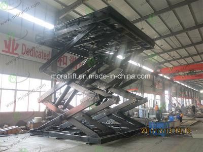 CE electric car turning lift table for narrow space