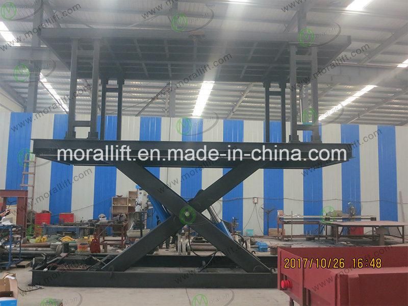 Double Deck Hydraulic Auto Car Parking Lift for Garage Use