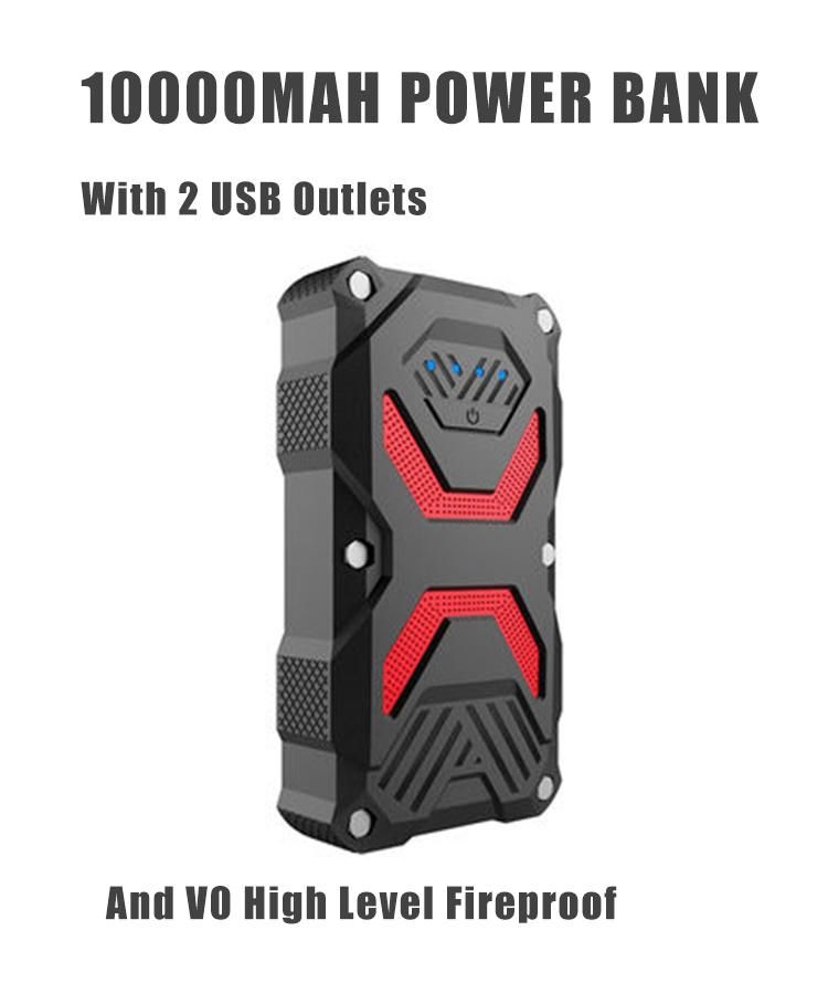 Waterproof Rugged Vehicle Jump Box Smart Cable 800A Peak Portable Car Battery Jump Starter Pack