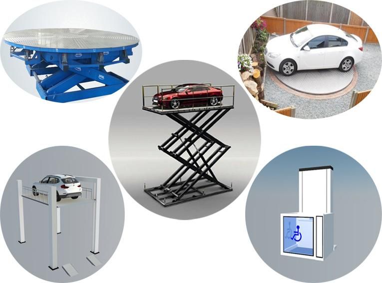 Warehouse 4 Post Lift for Car and Cargo Lifting