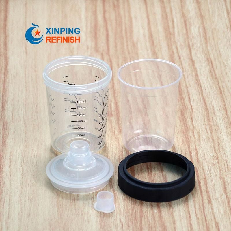 Spray Cup System Kit 180cc Measuring Plastic Automotive Car Paint Mixing Cups