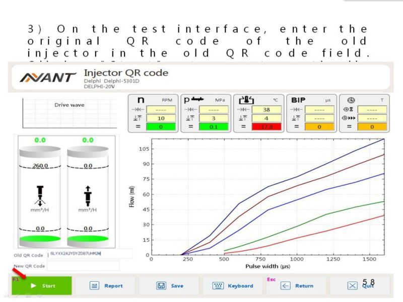 Nant Common Rail Test Bench EPS207 Smart Injector Tester Testing Fuel Injection Injectors